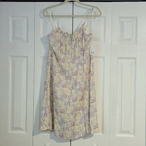 Kohl's Ivory Floral Babydoll Dress